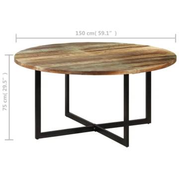 Chic Reclaimed Wood Dining Table 150x75 cm - Hipo Market