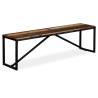 Bench Solid Reclaimed Wood 160x35x45 cm Colour multicolour Size 160 x 35 x 45 cm 