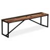 Bench Solid Reclaimed Wood 160x35x45 cm | Hipomarket