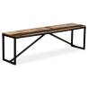 Bench Solid Reclaimed Wood 160x35x45 cm | Hipomarket