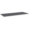 High Gloss Grey Bookshelf Boards - 4 pcs | HipoMarket UK