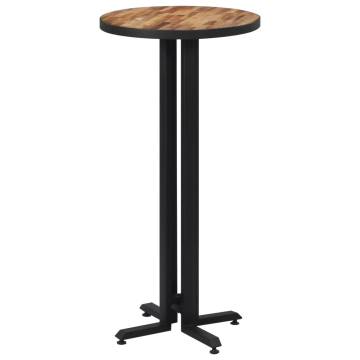 Bar Table Round Ø55x110 cm - Solid Reclaimed Teak