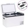 Cool Box with Handle and Adapter Black and White 25 L PP & PE Capacity 25 l Model with adapter 