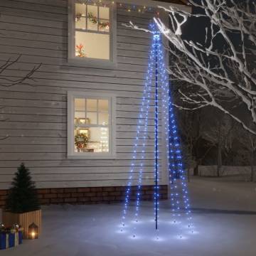 Christmas Tree with Spike Blue 310 LEDs 300 cm | HipoMarket