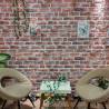 3D Wall Panels with Dark Brown Brick Design 10 pcs EPS Colour dark brown and white Quantity in Package 10 