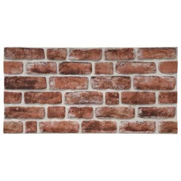 3D Dark Brown Brick Wall Panels - 10 pcs EPS - HipoMarket