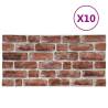 3D Dark Brown Brick Wall Panels - 10 pcs EPS - HipoMarket