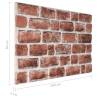 3D Dark Brown Brick Wall Panels - 10 pcs EPS - HipoMarket