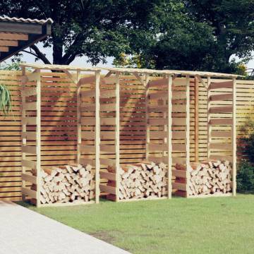 Pergolas with Roofs - 3 pcs Impregnated Pinewood | HipoMarket