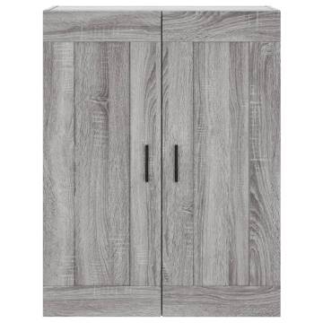 Elegant Grey Sonoma Highboard - Stylish Storage Solution