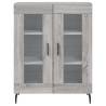 Elegant Grey Sonoma Highboard - Stylish Storage Solution