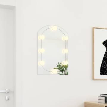 LED Mirror with Lights 60x40 cm - Minimalistic Aesthetic