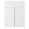 4 Piece White Bathroom Furniture Set - Stylish Storage