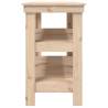 Solid Wood Pine Work Bench 142.5x50x80 cm | HipoMarket