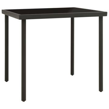 Outdoor Dining Table Anthracite 80x80 | Durable & Stylish