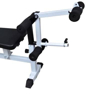 Weight Bench & Rack Set - Barbell/Dumbbell 120 kg | Hipo Market