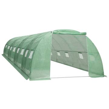 32 m² Greenhouse - 8x4x2 m - Durable & Spacious | HipoMarket