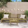 Garden Sofa 3-Seater - Stylish & Durable Pine Wood