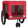 Pet Bike Trailer - Red and Black Oxford Fabric & Iron