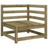 Garden Sofa 3-Seater - Stylish & Durable Pine Wood