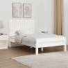 Wall Headboard White 108x3x60 cm Solid Wood Pine Colour white Size 108 x 60 cm Quantity in Package 1 