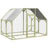 Chicken Coop 268x200x190 cm - Solid Pine Wood for Small Animals