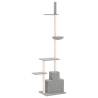 Light Grey Floor to Ceiling Cat Tree - 250.5-276.5 cm