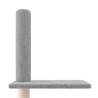 Light Grey Floor to Ceiling Cat Tree - 250.5-276.5 cm