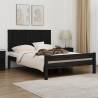 Wall Headboard Black 140x3x60 cm Solid Wood Pine Colour black Size 140 x 60 cm Quantity in Package 1 