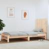 Wall Headboard 82.5x3x60 cm Solid Wood Pine Colour natural Size 82.5 x 60 cm Quantity in Package 1 