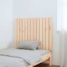 Elegant Solid Wood Pine Wall Headboard - 82.5x3x60 cm