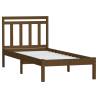 Honey Brown Small Single Bed Frame | Solid Pinewood | HipoMarket