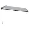 Retractable Awning Anthracite & White 4x3m - Durable & Stylish