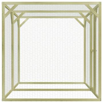 Durable Chicken Cage 1.5x3x1.5m | Impregnated Pinewood