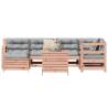 7 Piece Garden Sofa Set Solid Wood Douglas Fir Colour natural douglas Number of 1 