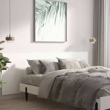 Elegant White Wall Headboard | 240x1.5x80 cm | HipoMarket