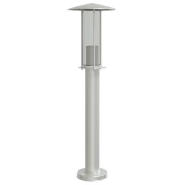 Outdoor Floor Lamp Silver 60 cm - Weatherproof & Durable