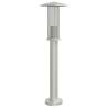 Outdoor Floor Lamp Silver 60 cm - Weatherproof & Durable