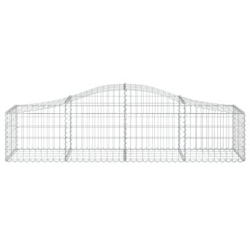 Arched Gabion Baskets - 25 pcs Galvanised Iron | Hipo Market