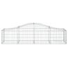 Arched Gabion Baskets - 25 pcs Galvanised Iron | Hipo Market