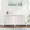 Radiator Cover White 169x19x84 cm - Solid Pine Wood