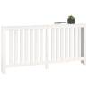 Radiator Cover White 169x19x84 cm - Solid Pine Wood