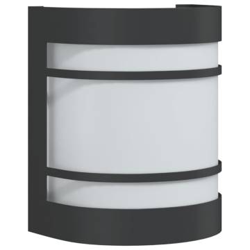 Outdoor Wall Light - Black Stainless Steel | Hipomarket UK