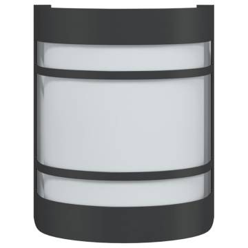 Outdoor Wall Light - Black Stainless Steel | Hipomarket UK