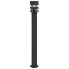 Outdoor Floor Lamp Black 110cm Stainless Steel - Weatherproof