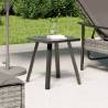 Stylish Anthracite Garden Table - 34x34x38 cm Steel