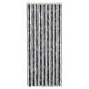 Fly Curtain Grey and Black 56x200 cm Chenille | HipoMarket