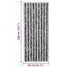 Fly Curtain Grey and Black 56x200 cm Chenille | HipoMarket