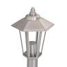 Stylish Outdoor Floor Lamps - 3pcs Silver Stainless Steel 80cm