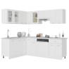 11 Piece Kitchen Cabinet Set - White Engineered Wood | Hipo Market